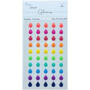 Pure Simple - Glossies - Droplets - Party Mix