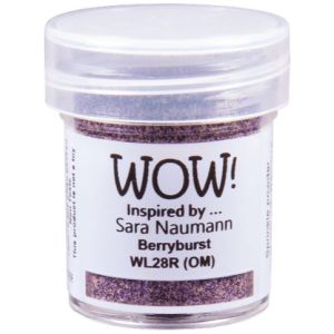 Wow - Embossing Powder - Berryburst - By Sara Naumann