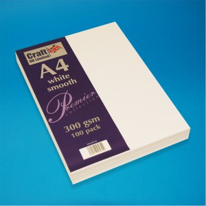 Craft UK - A4 White Smooth Card 100 pck