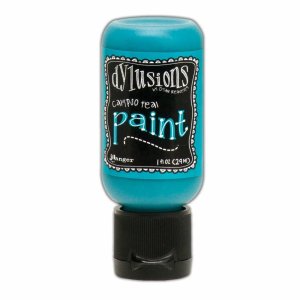 Dylusions - Acrylic Paint Bottle - Campso Teal