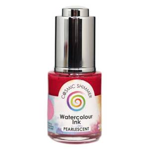 Cosmic Shimmer Pearlescent Watercolour Ink - Passionately Pink 20ml