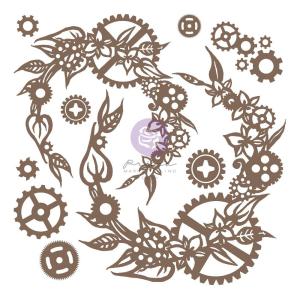Finnabair - Decorative Chipboard - Steampunk Wreath