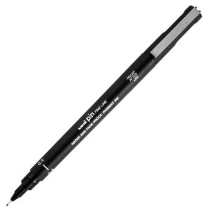 Uni-ball - Pin Fineliner - Black - 04