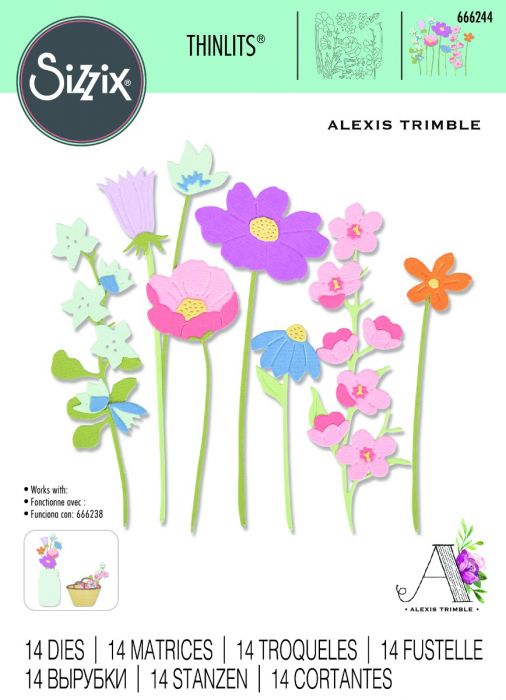 Sizzix - Thinlits Die Set 14PK - In the Meadow by Alexis Trimble - Image 3