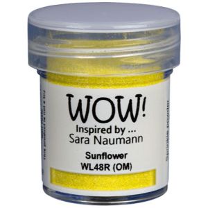 Wow - Embossing Powder - Sunflower - By Sara Naumann