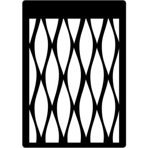 Creative Expressions - Mini Stencils - Waves