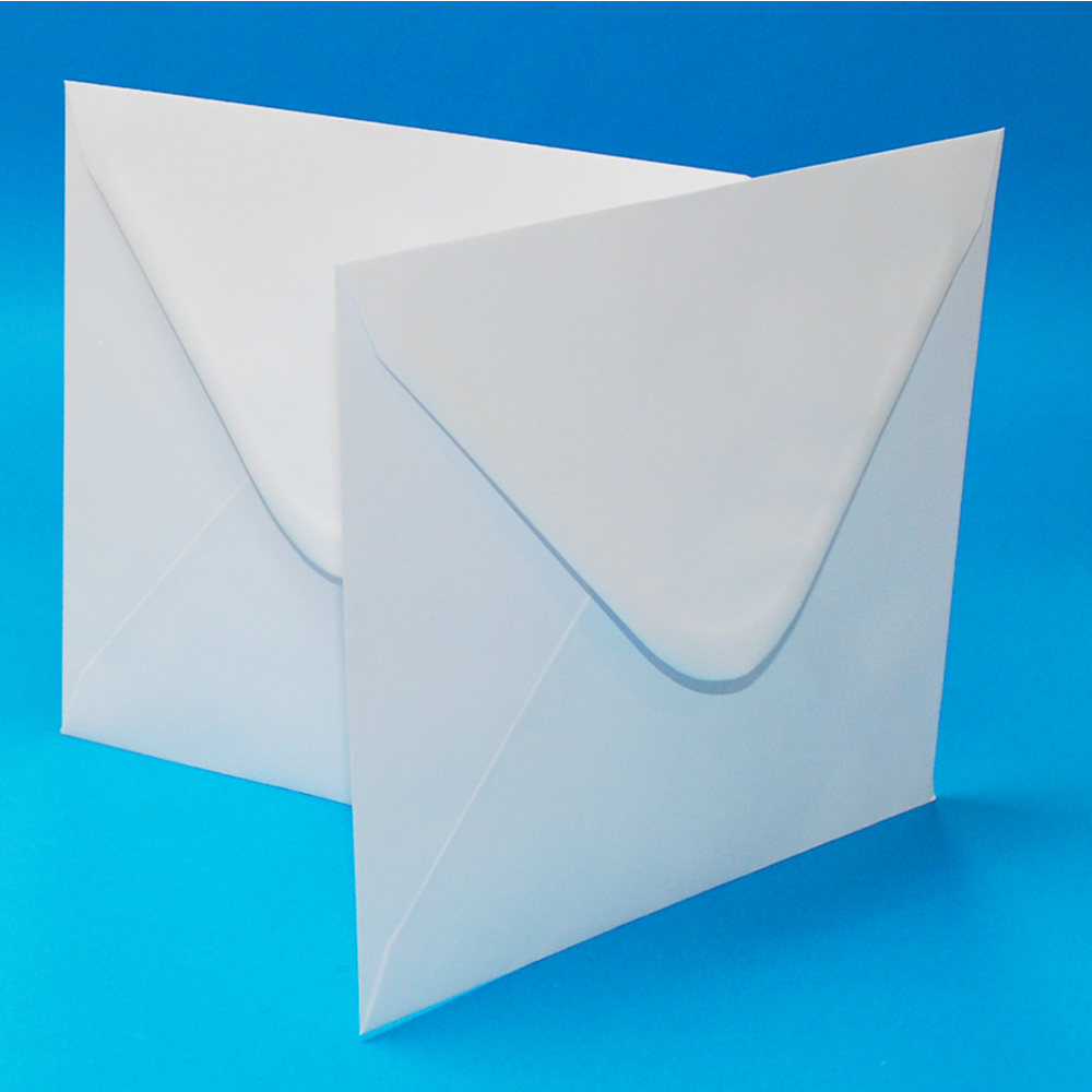 Craft UK - 4 x 4 White Cards & Envelopes 50 pack 250gsm