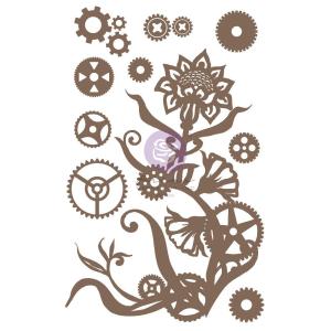 Finnabair - Decorative Chipboard - Steampunk Flowers