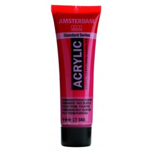 Permanent Red / Purple - Amsterdam Standard Series Acrylic 20ml - 348