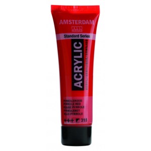 Pyrrole Red - Amsterdam Standard Series Acrylic 20ml - 315