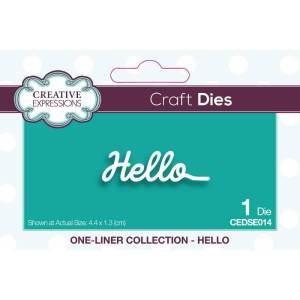 Creative Expressions - One-liner Collection  - Hello Craft Die