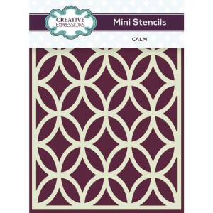 Creative Expressions - Mini Stencil -  Calm - 4 in x 3 in