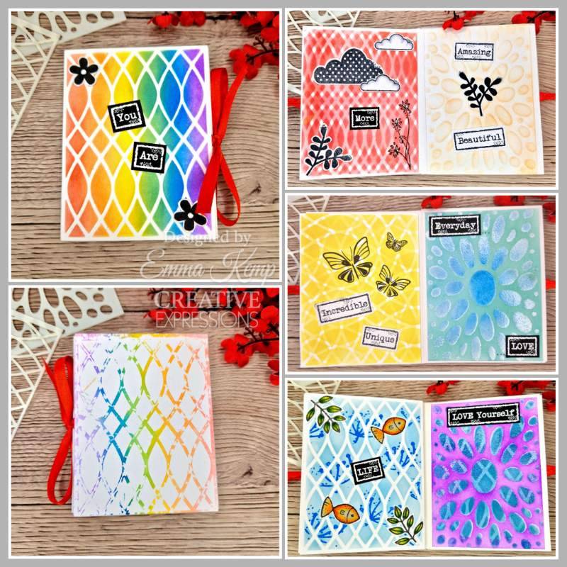 reative Expressions - Mini Stencil - Grateful - 4 in x 3 in - Image 5