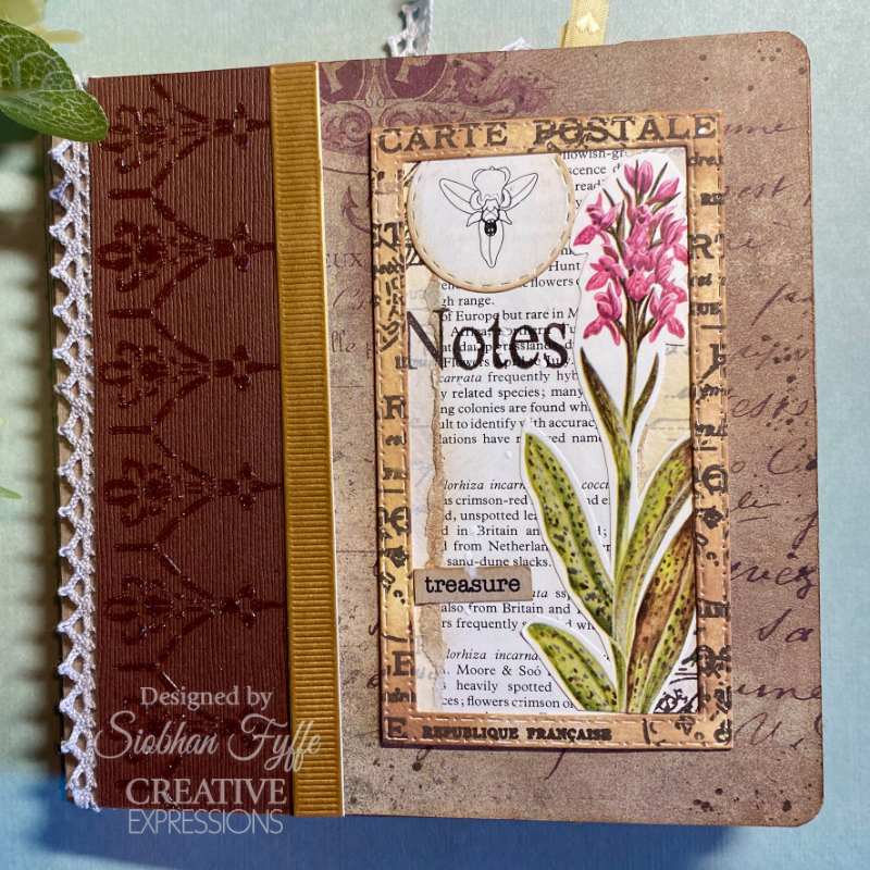 Creative Expressions - Taylor Made Journals - Garden Trellis - 6 in x 6 in Stencil 1 - Image 4