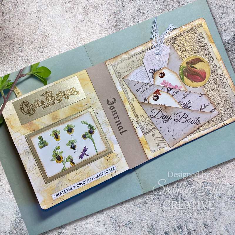 Creative Expressions - Taylor Made Journals - Garden Trellis - 6 in x 6 in Stencil 1 - Image 5
