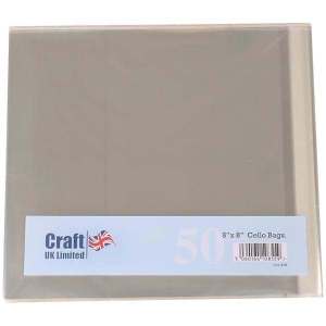 Craft UK - 8 x 8 Cello Bags 50 pck
