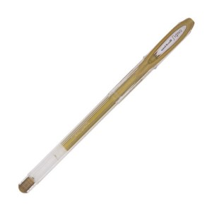 Uni-ball UM-120NM Signo Metallic Gel Rollerball Pen - Gold