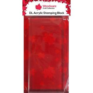 Woodware  -  DL  - Acrylic Stamping Block
