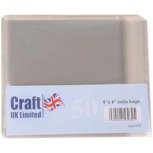 Craft UK - 4 x 4 Cello Bags 50 pck