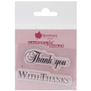 Woodware - Clear Magic Singles -  Thank You