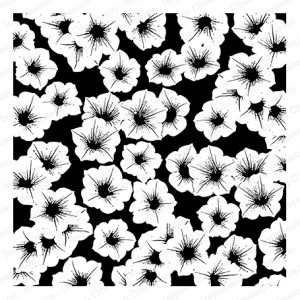 Impression Obsession - Cover A Card - Petunias