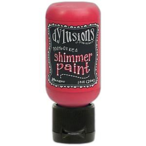 Dylusions - Shimmer Acrylic Paint - Postbox Red