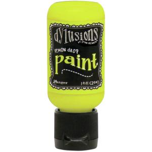 Dylusions - Acrylic Paint Bottle - Lemon Drop