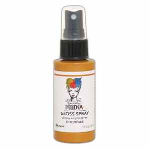 Dina Wakley - MEdia Gloss Spray - Chedder