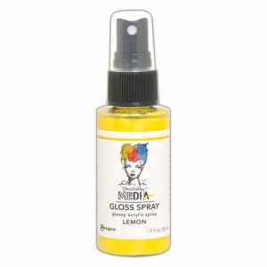 Dina Wakley - MEdia Gloss Spray - lemon