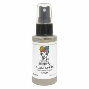 Dina Wakley - MEdia Gloss Spray - Sand