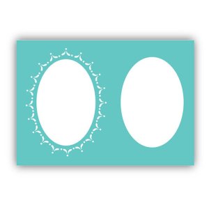 Julie Hickey Designs -Shapes #1 - Ovals Stencil & Mask Set