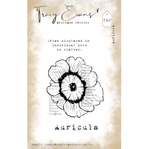 Tracy Evans - Boutique Designs - Auricula Stamp Set - TE2