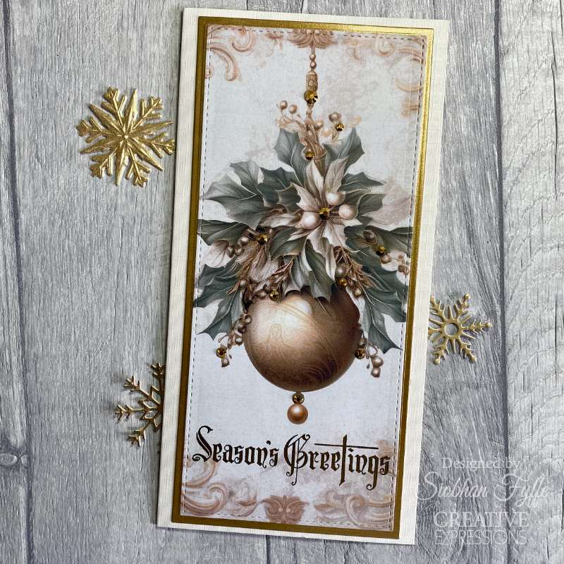 Creative Expressions - Taylor Made Journals - Seasons Greetings - 6 in x 8 in Clear Stamp Set - Image 2
