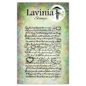 Lavinia Stamps - Background Script stamp