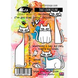 Visible Image - That Lovin' Feline stamp set