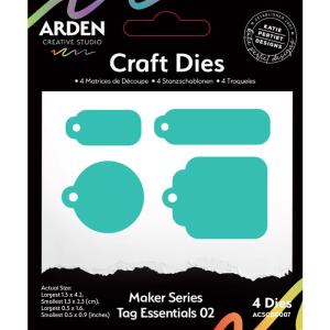 Arden Creative Studio - Maker Series Tag Essentials 02 die set