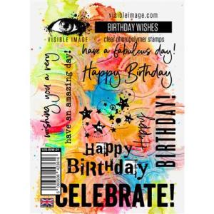 Visible Image - Birthday Wishes stamp set