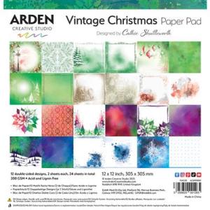 Arden Creative Studio - Vintage Christmas Paper Pad 12x12"
