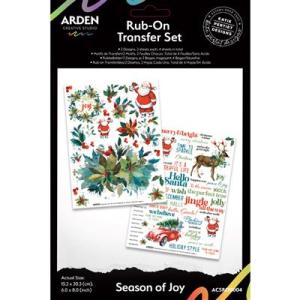 Arden Creative Studio - Vintage Christmas Rub-On Transfer Set