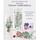 Seasonal flower embroidery
