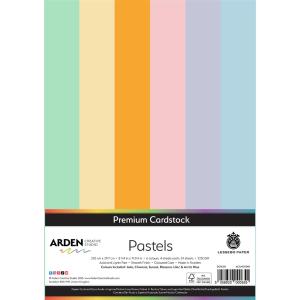 Arden Creative Studio -  Premium Cardstock -  Pastels A4 225gsm 24Pack