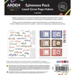 Arden Creative Studio - Laurel Grove Page Makers Ephemera Pack