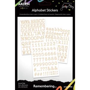Arden Creative Studio - Remembering... Alphabet Stickers
