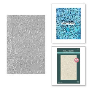 Spellbinders - Crackle Paint 3D Embossing Folder