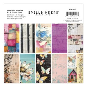 Spellbinders - Beautifully Imperfect 12x12" Paper Pack