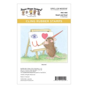 Spellbinders - House Mouse - Heart & Soul stamp set