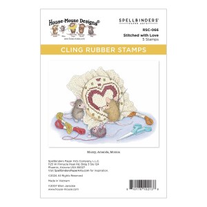 Spellbinders - House Mouse - Stitched with Love stamp set