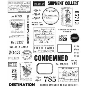 Tim Holtz - Stampers Anonymous - Field Notes stamp set
