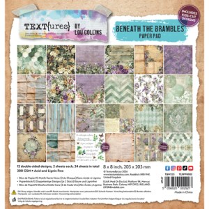 TEXT{ures} Beneath the Brambles 8in x 8in Paper Pad