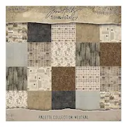 Tim Holtz - Idea-ology - Palette Collection: Neutral papers 8x8"